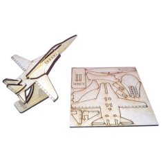 Laser Cut Wooden F14 Aircraft Model DXF File