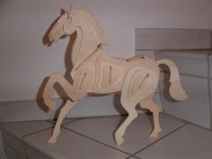 Cavalo 3D quebra-cabeça