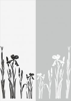 Garden Sandblast Pattern Free Vector