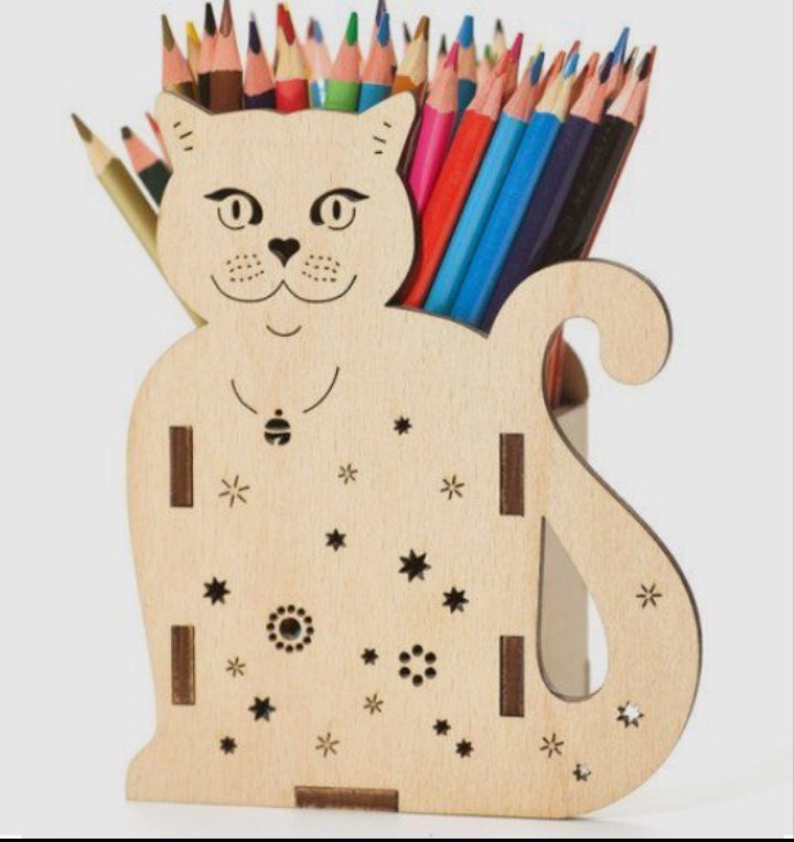 Kedi Kalemlik 3D Yapboz