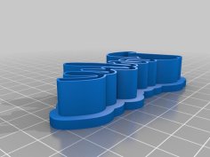 Barbie Themed Cookie Cutters 3D Printer Model