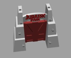 Jurassic Park Gate “What Do They Have In There King Kong” 3D Printer Model