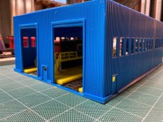 HO Loco Shed 2 Stall 3D Printer Model