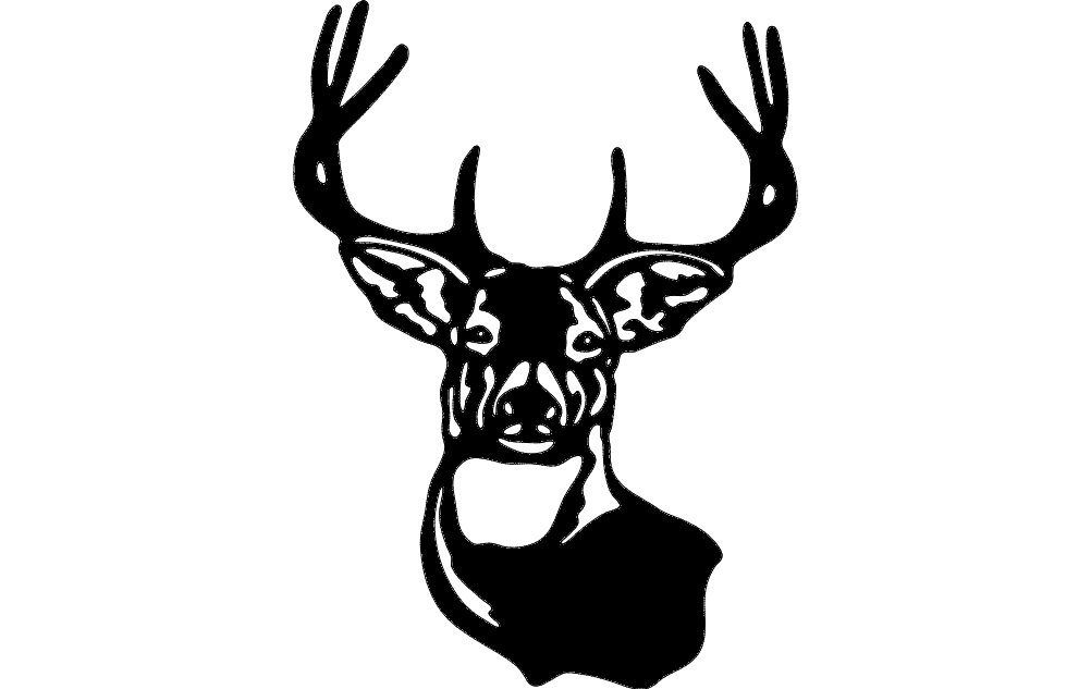 Arquivo dxf Buck Mule Deer