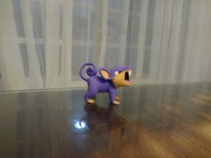 Rattata Pokemon EDLI3D 3D Printer Model