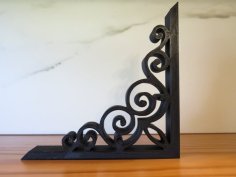 Faux Cast Iron Scroll For Ikea Bracket 3D Printer Model