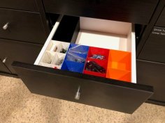 Ikea Kallax Drawer Inserts 3D Printer Model