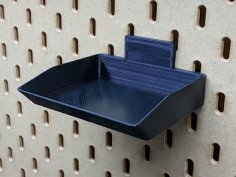 Tray For IKEA Skadis Pegbard 3D Printer Model