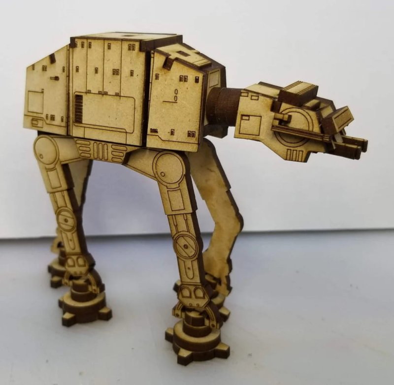 Laser Cut Star Wars AT-AT Walker SVG File