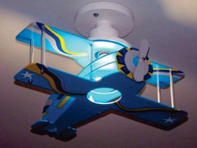 Laser Cut Airplane Light Fixture