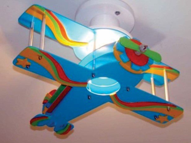 Laser Cut Airplane Light Fixture