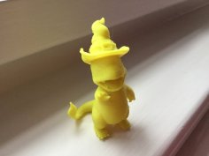 Witchy Charmander 3D Printer Model