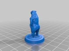 Black Bear (28mm Scale For D&D/tabletop Games) 3D Printer Model