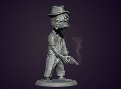 Howard The Duck (Duck Detective With A Gun) 3D Printer Model