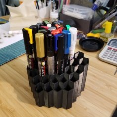 Gundam Marker Holder Vase Mode Mega 3D Printer Model