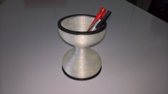 Hourglass Pen Holder 3D Printer Model