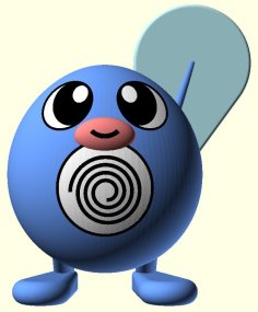 Poliwag – Pokemon 3D Printer Model