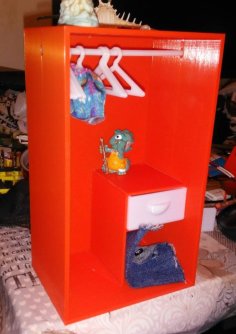 Wardrobe For Dolls 3D Printer Model