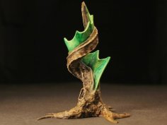 Tabletop Plant: “Corkscrew-Tree” (Alien Vegetation 08) 3D Printer Model