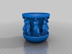 Eight Milo Planter 3D Printer Model