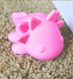 Baby Axolotl 3D Printer Model