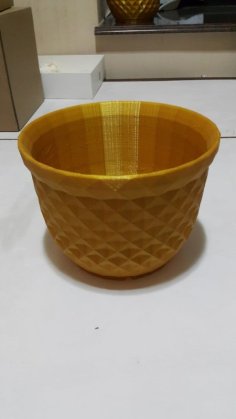 Flower Pot Designed 3D Printer Model