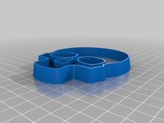 Cookie Cutter – Skull 3D Printer Model