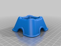 Stackable Small Pet Bowl 3D Printer Model