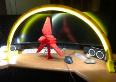 Easy-to-print LED Light Bridge With Integrated Light Shield 3D Printer Model