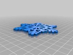 Snowflake 3D Printer Model