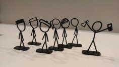 Xkcd Characters 3D Printer Model