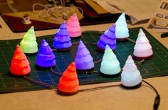 Christmas Tree Lights – Modular And Rainbow Style 3D Printer Model