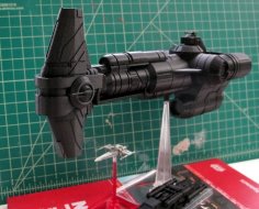 Hammerhead Corvette, Tabletop Scale 3D Printer Model