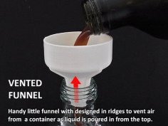 Vented Funnel 3D Printer Model