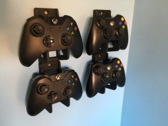 Xbox Controller Hanger (360 And One) 3D Printer Model