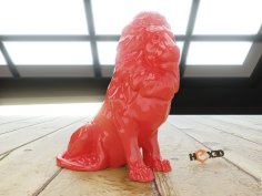 Lion HD (no Supports Required) 3D Printer Model