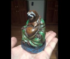 Sloth Buddha 3D Printer Model