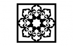 Islamic Pattern- 5 dxf File