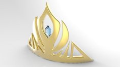 Elsa’s Tiara 3D Printer Model