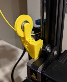 Ender 3 And 3 V2 Filament Guide – GO BIG – No Screws – No Supports 3D Printer Model