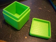 Box And Lid 3D Printer Model