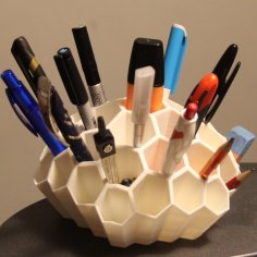 Honeycomb Desk Organizer 3D Printer Model