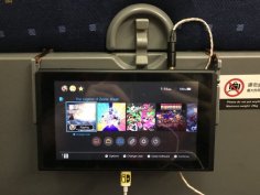 Nintendo Switch Hanger(mount) For Plane & Train Tray Table ! 3D Printer Model