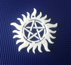 Supernatural Anti-possesion Rune 3D Printer Model