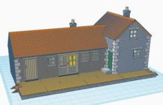 NARROW GAUGE STATION (OO-9) 3D Printer Model