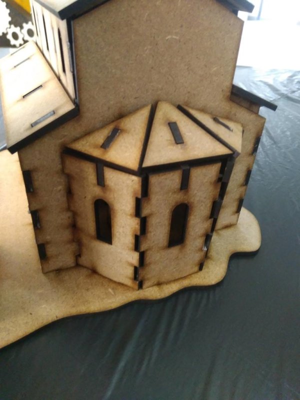 Laser Cut Church