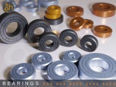 Bearings – Print-in-Place 5 Sizes: 608, 609, 6000, 6002, 6004 3D Printer Model