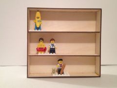 Laser Cut Small Custom Display Box for LEGO Minifigures