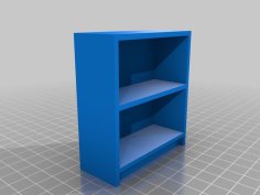 1/12 Scale Bookshelf 3D Printer Model