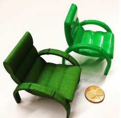 Lawn Chair With Solid Cylinders 3D Printer Model